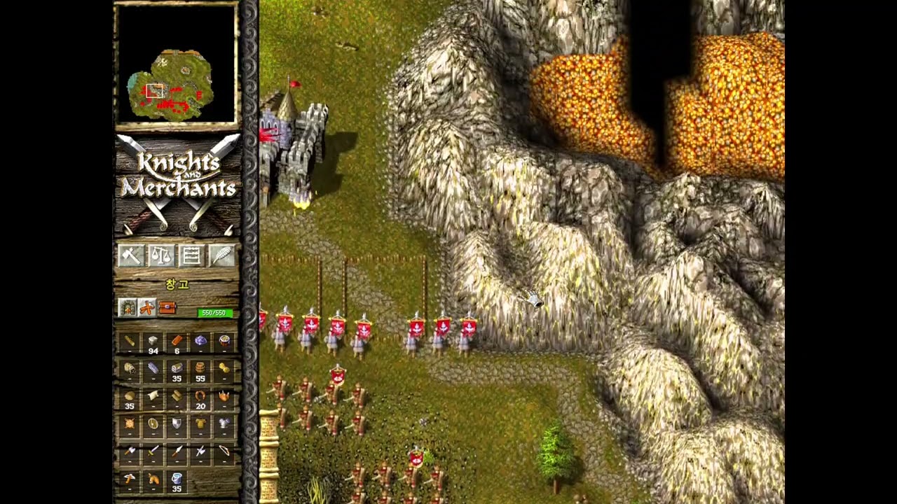 Knights and Merchants Lava Valley 0 losses - KaM remake r6720
