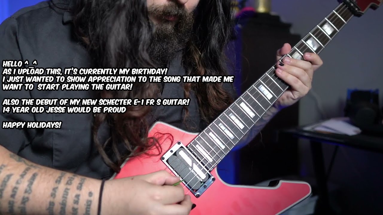Metallica - The Unforgiven Guitar Solo | Schecter E-1 FR S