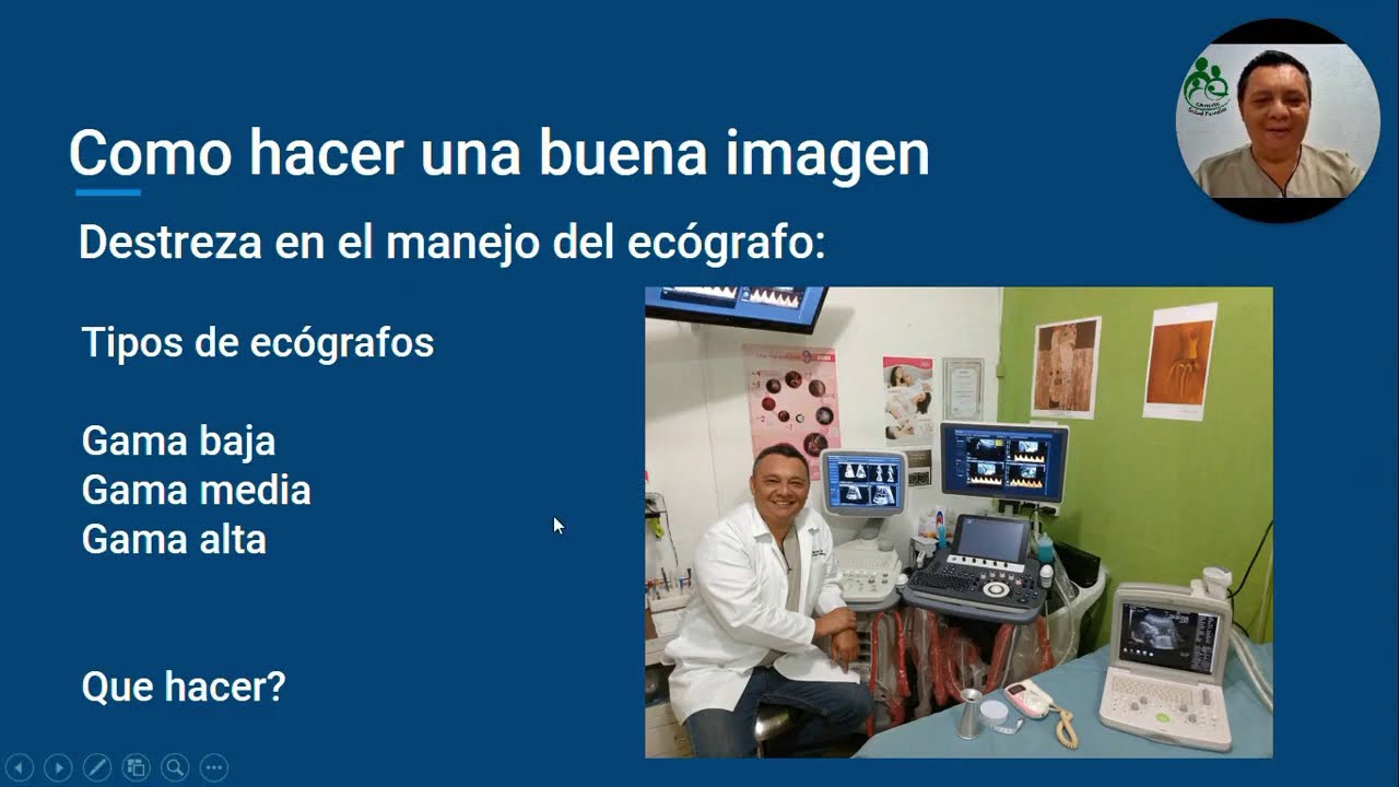 Webinars de aniverario - Optimización de la imagen de ecografia, como obtener imagenes de calidad