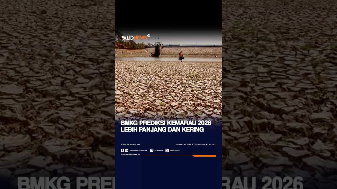 BMKG Prediksi Kemarau 2026 Lebih Panjang dan Kering #bmkg #kemarau #kemaraupanjang #