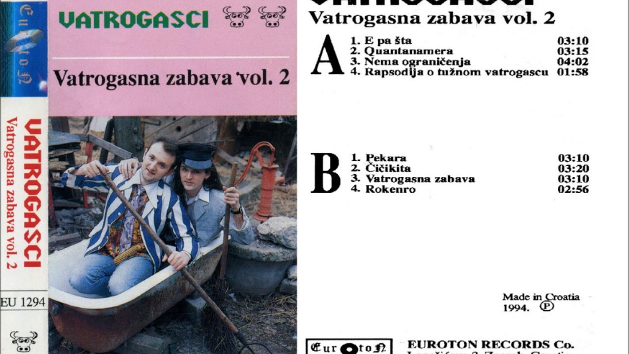 Vatrogasci - Vatrogasna zabava vol. 2  (1993.g)