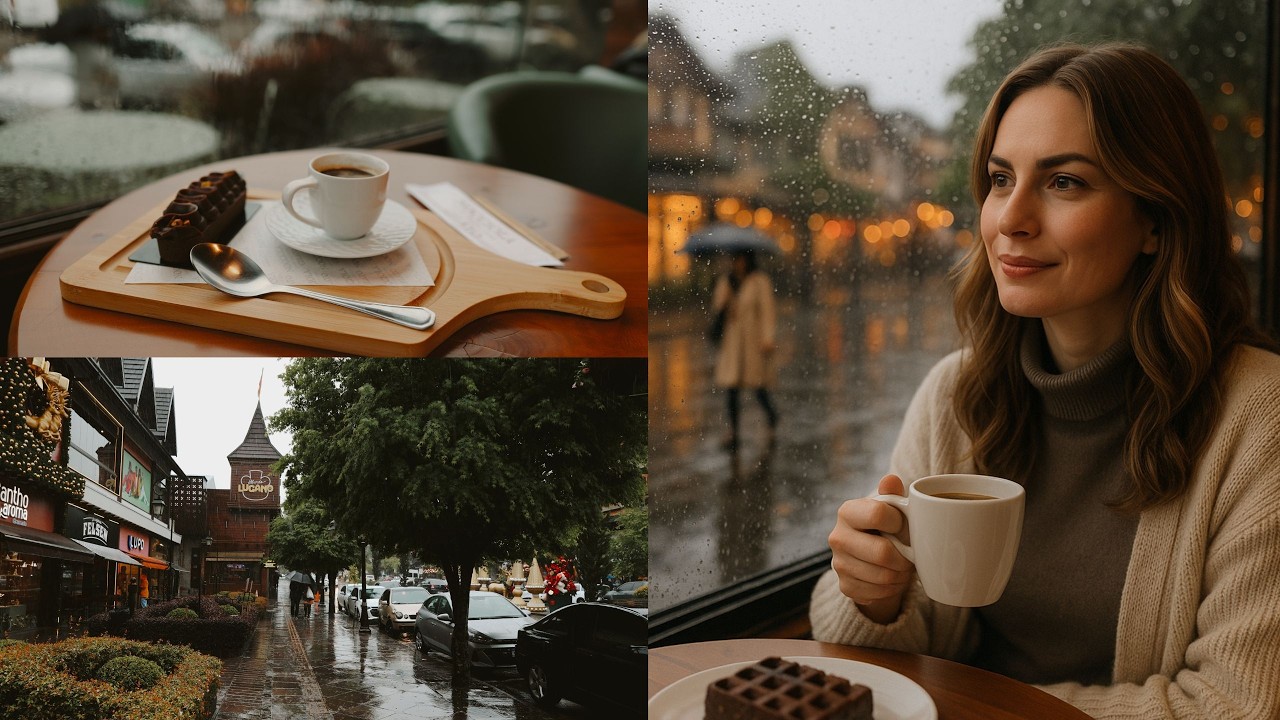rotina cosy na serra: dias chuvosos, passeio pela cidade, comprinhas & café