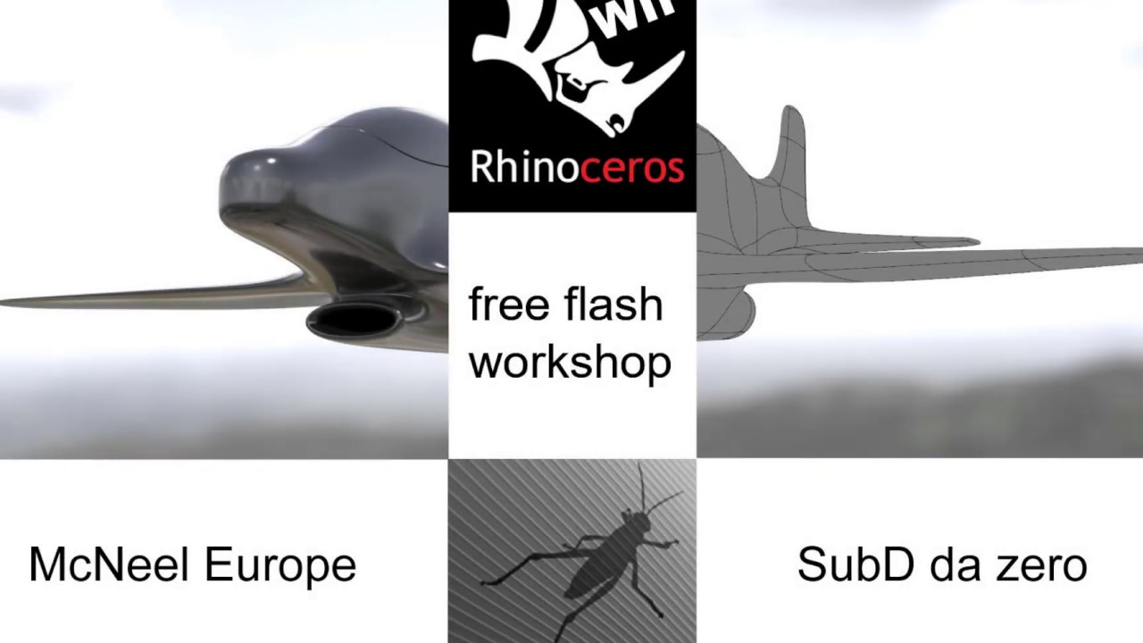 Flash Workshop Rhino 7 WIP - SubD da zero. Episode 1 (Italiano)