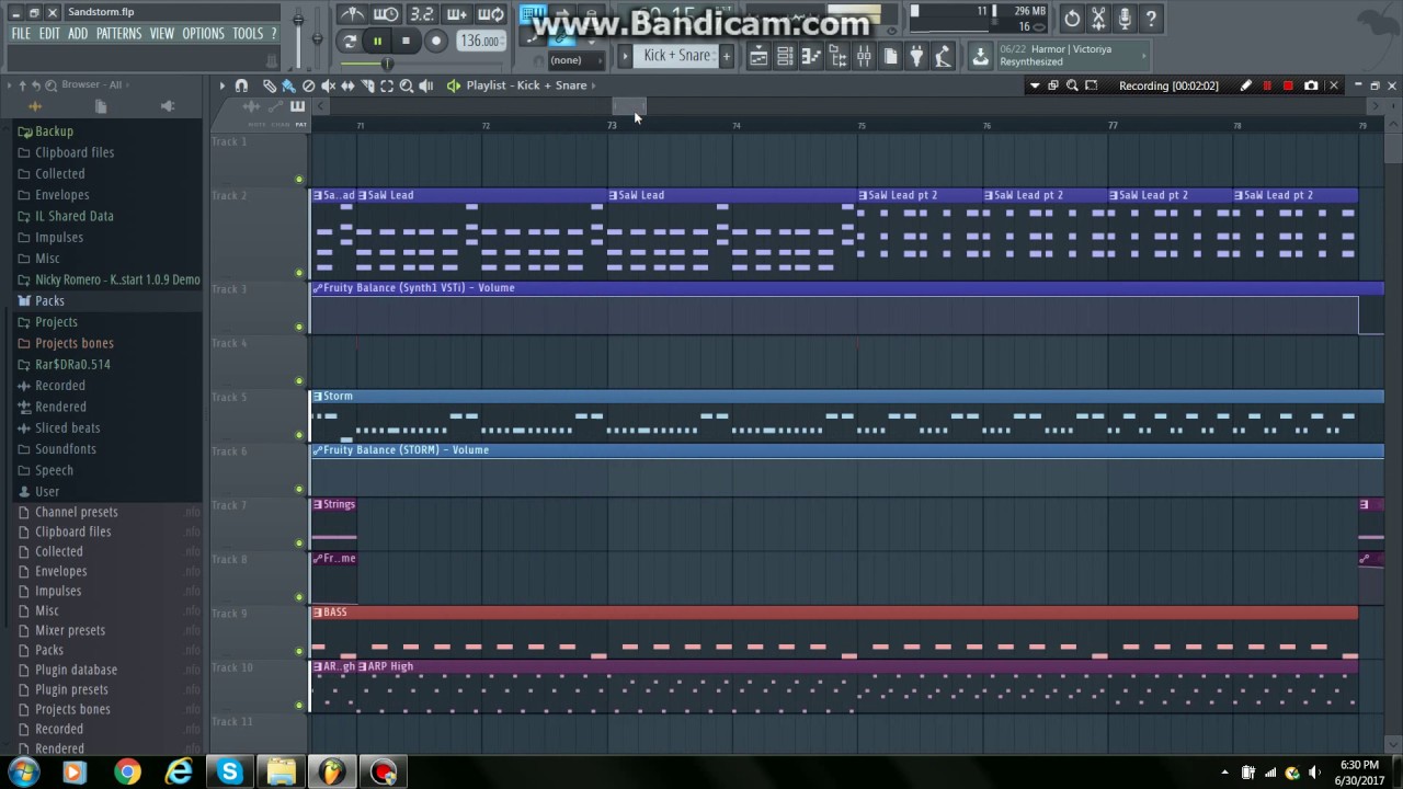 Darude - Sandstorm (FL Studio Remake / FLP!)