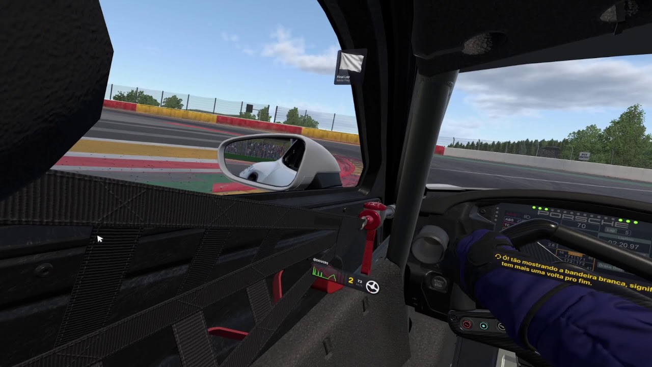 Porsche Cup GT3 - iRacing VR - SPA - Onboard - Race 15:20 - Official