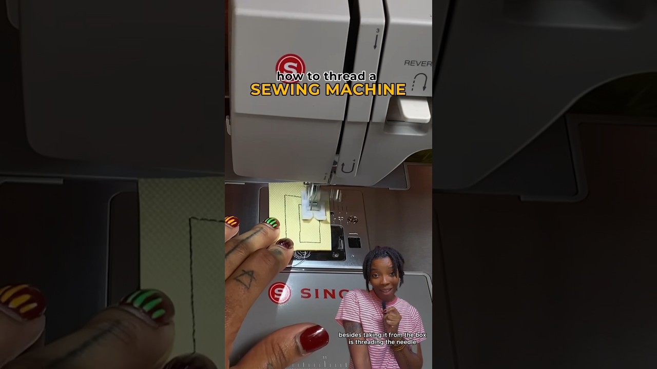 How to Thread a Sewing Machine w/ the Singer 4423 Heavy Duty #diysewing #beginnersewing