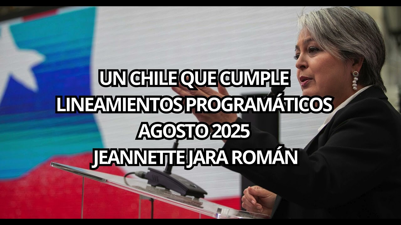 📖 Audiolibro: Lineamientos Program&aacute;ticos &ndash; Jeannette Jara 2025