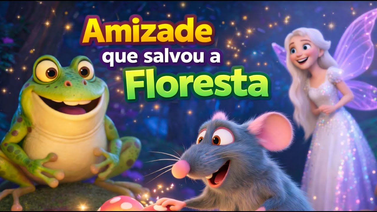 🌳✨ A Amizade que Salvou a Floresta ✨🌳