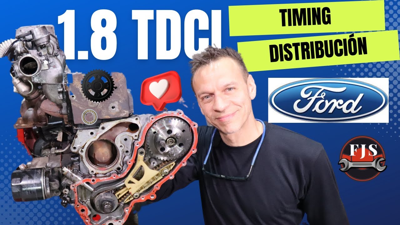 Форд 1.8 Тдси. Дураторк. Мокрый ремень ГРМ. Mondeo, C-Max, Focus, Transit, Подробное руководство.