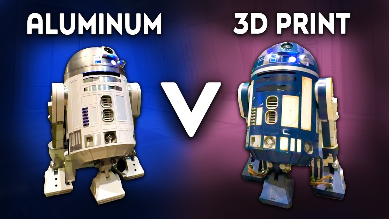 Which Droid Would YOU Build? Aluminum vs 3D Printed!