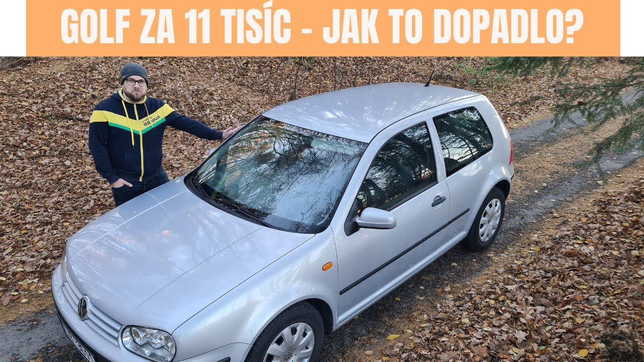 Golf IV za 11 tisíc korun. Vyplatilo se koupit toto auto i bez možnosti zkušební jízdy?