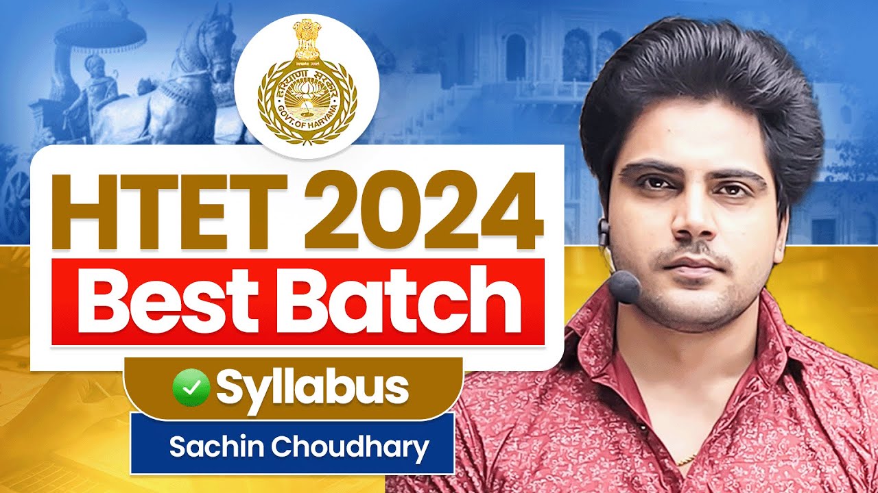 HTET 2024 BEST BATCH By Sachin Academy Live 8pm