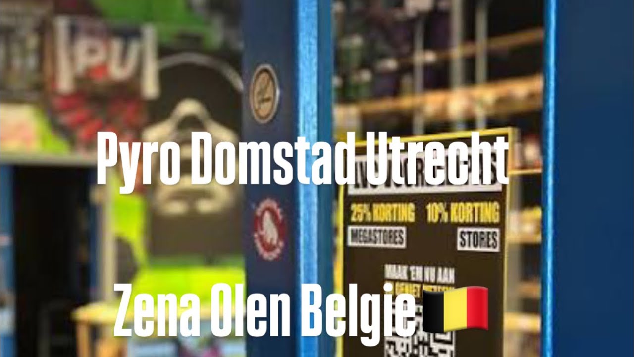 PYRO DOMSTAD UTRECHT VLOG #195 ZENA OLEN IN BELGIE GEWEEST VOOR JULLIE! :)