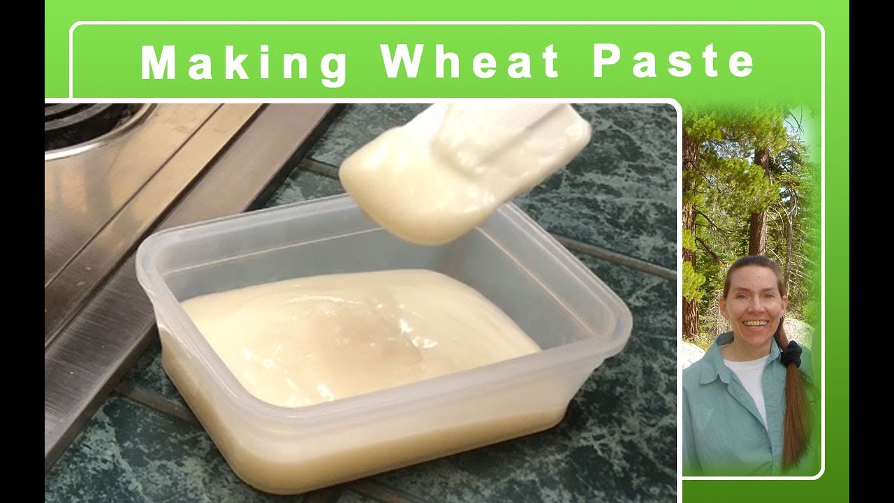 Making Wheat Paste