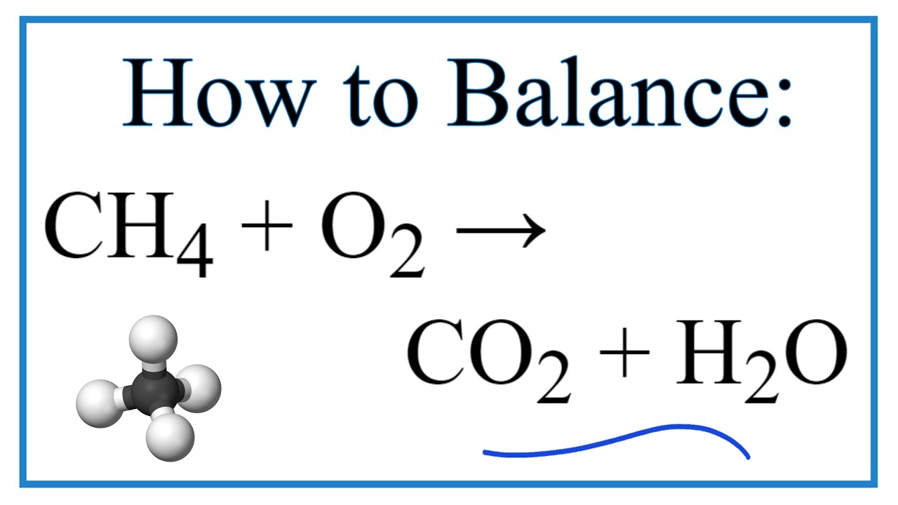 CH4 + O2 = CO2  +  H2O |  Balanced Equation (Methane Combustion Reaction)