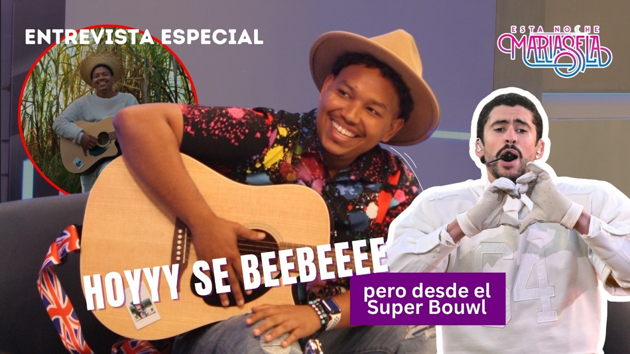 De La Romana al Super Bowl, Alexander Mercedes cuenta como fue abrir el medio tiempo de Bad Bunny