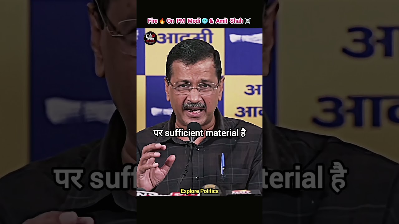 Arvind Kejriwal Fire On PM Modi 🥶 & Amit Shah ☠️🔥