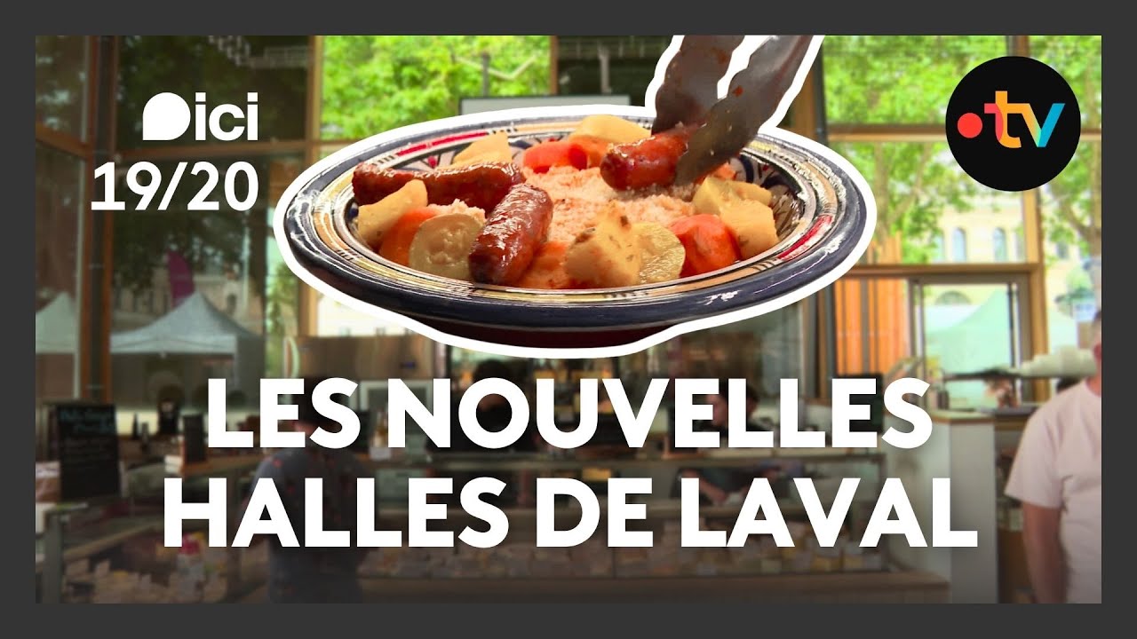 Les nouvelles Halles gourmandes de Laval