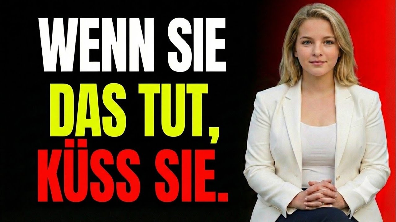 Wenn sie das mit ihren Händen macht, hat sie dich bereits auserwählt