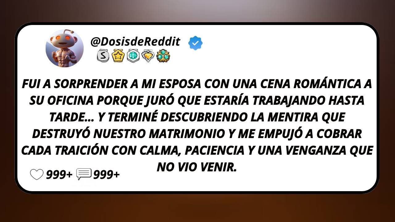Fui A Sorprender A Mi Esposa Con Una Cena Romántica A Su Oficina Porque Juró Que Estaría...