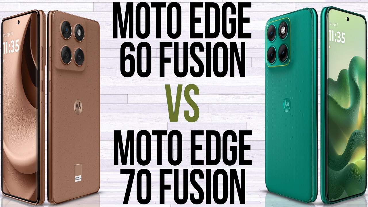 Motorola Edge 60 Fusion vs Motorola Edge 70 Fusion (Comparativo & Preços)