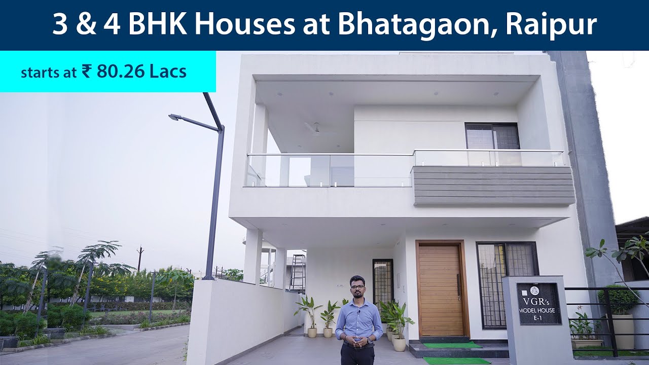 3 & 4 BHK House at Bhatagaon Raipur | River County | Alpha Realty