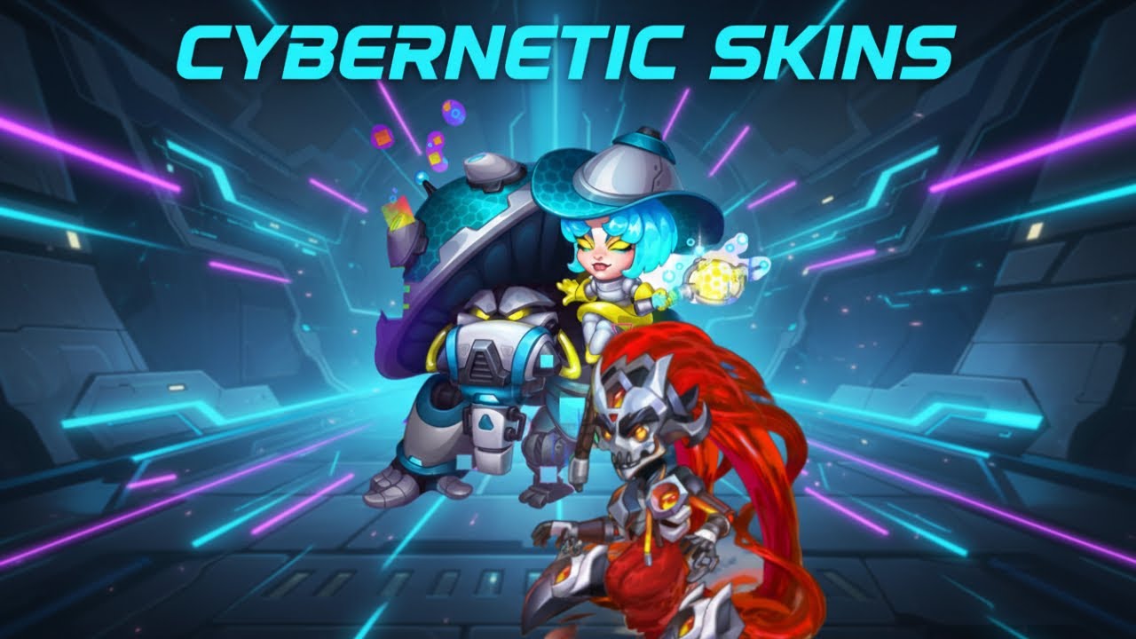 Hero Wars New Cybernetic Skins Review &ndash; Cascade & Mushy and Shroom