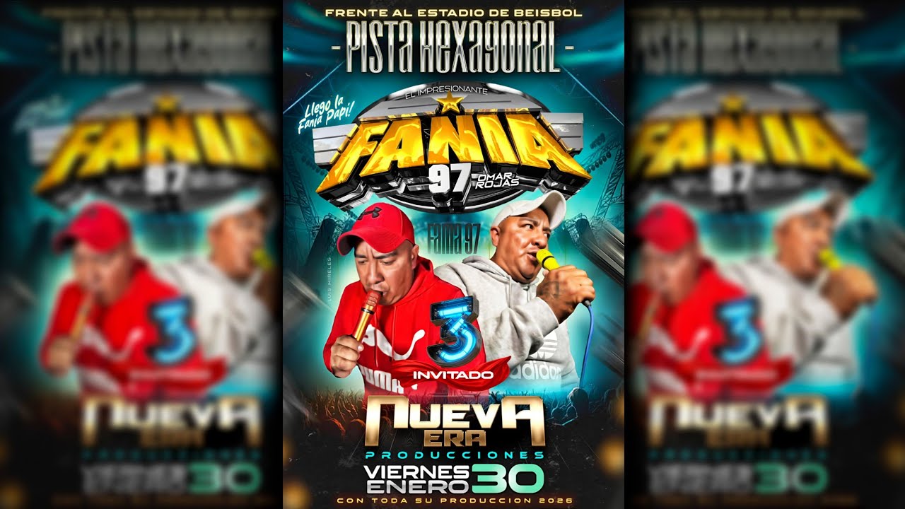 SONIDO FANIA 97 - CD COMPLETO VOL 1- PISTA EXAGONAL ZINACANTEPEC TOLUCA 30 DE ENERO 2026
