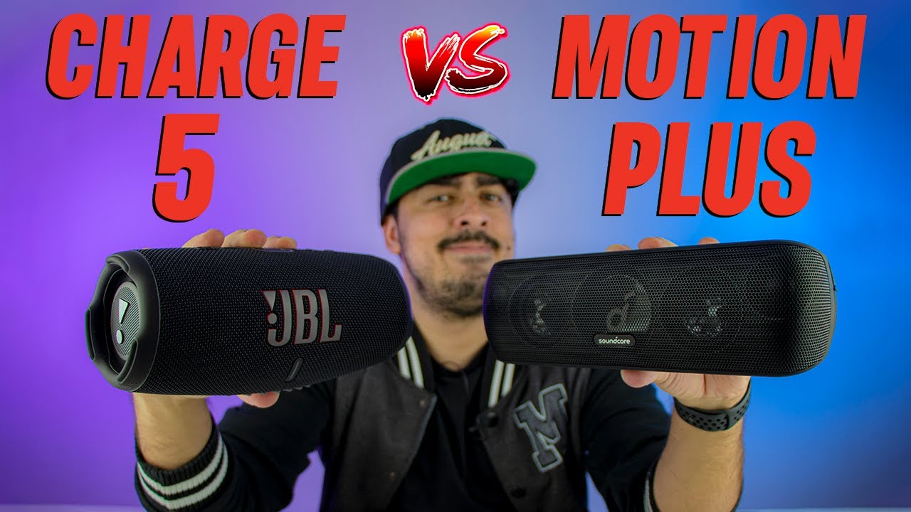 JBL CHARGE 5 vs ANKER MOTION PLUS - Comparativo [PT-BR]