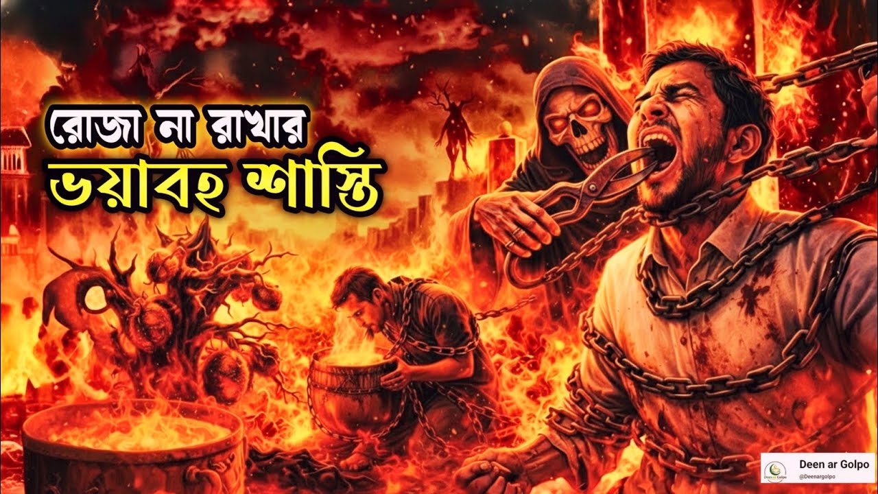 বে-রোজদারদের শাস্তি আপনার রাতের ঘুম কেড়ে নিবে!কুরআন ও হাদিসের আলোকে  #রোজা #রোজা না রাখার শাস্তি 
