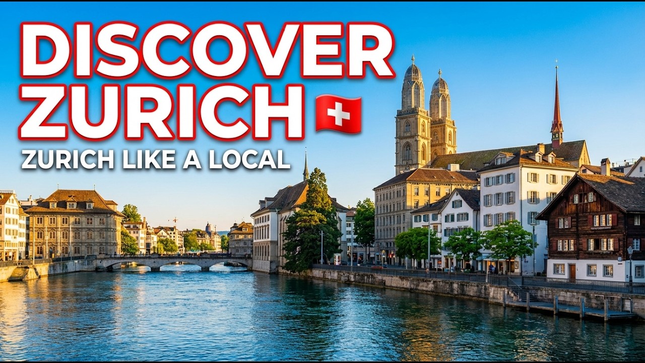 Zurich Sunday Morning Walk 🇨🇭 From Train Station to Lake Zurich | Peaceful City Live