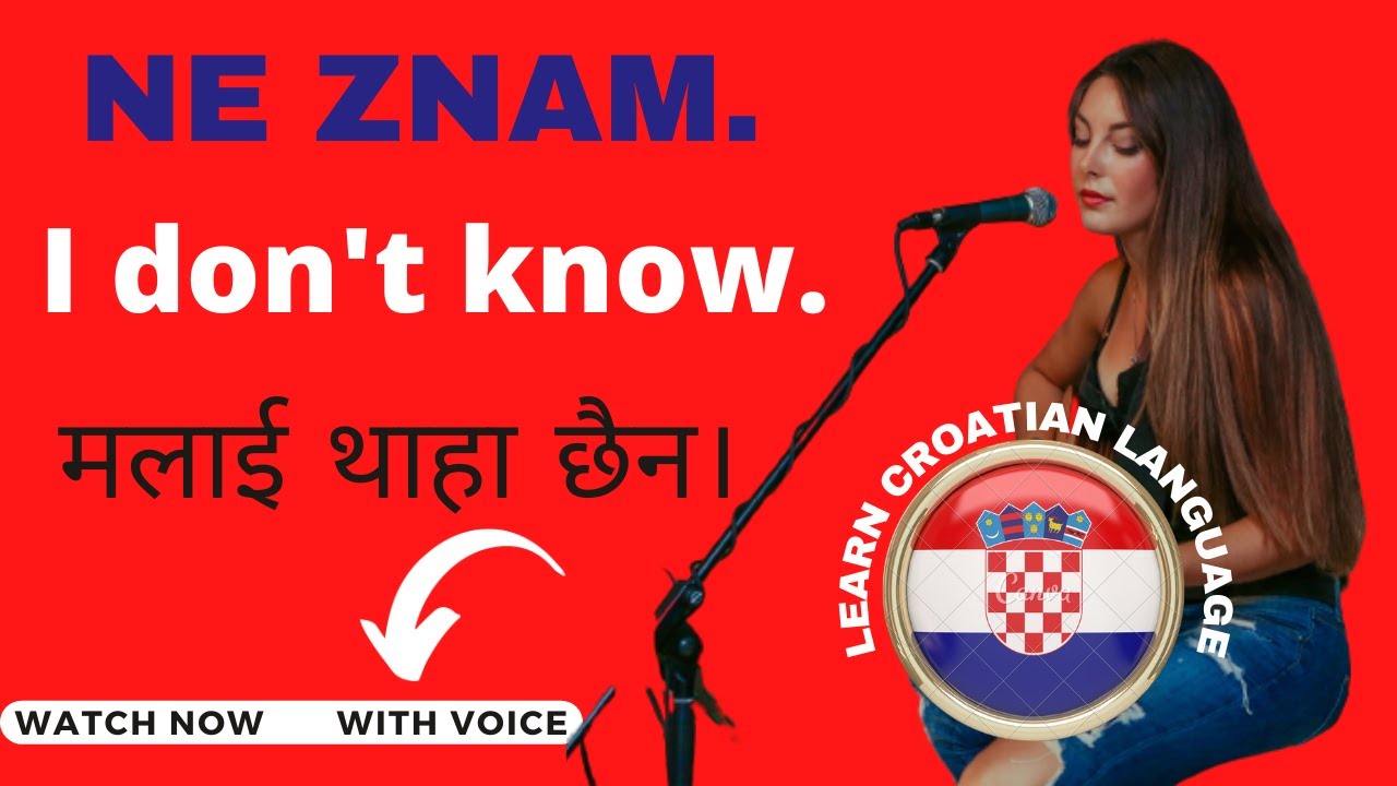 Learn Croatian Language -100 Croatian Phrases || in nepali #croatian