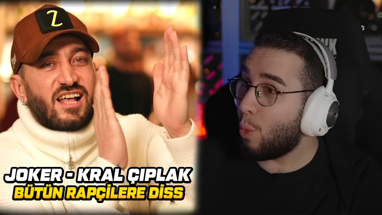 Eray - Joker'in Bütün Rapçilere Attığı Diss'i Dinliyor ''Joker - Kral Çıplak ''