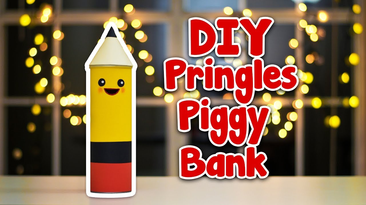 DIY Piggy Bank using Pringles can
