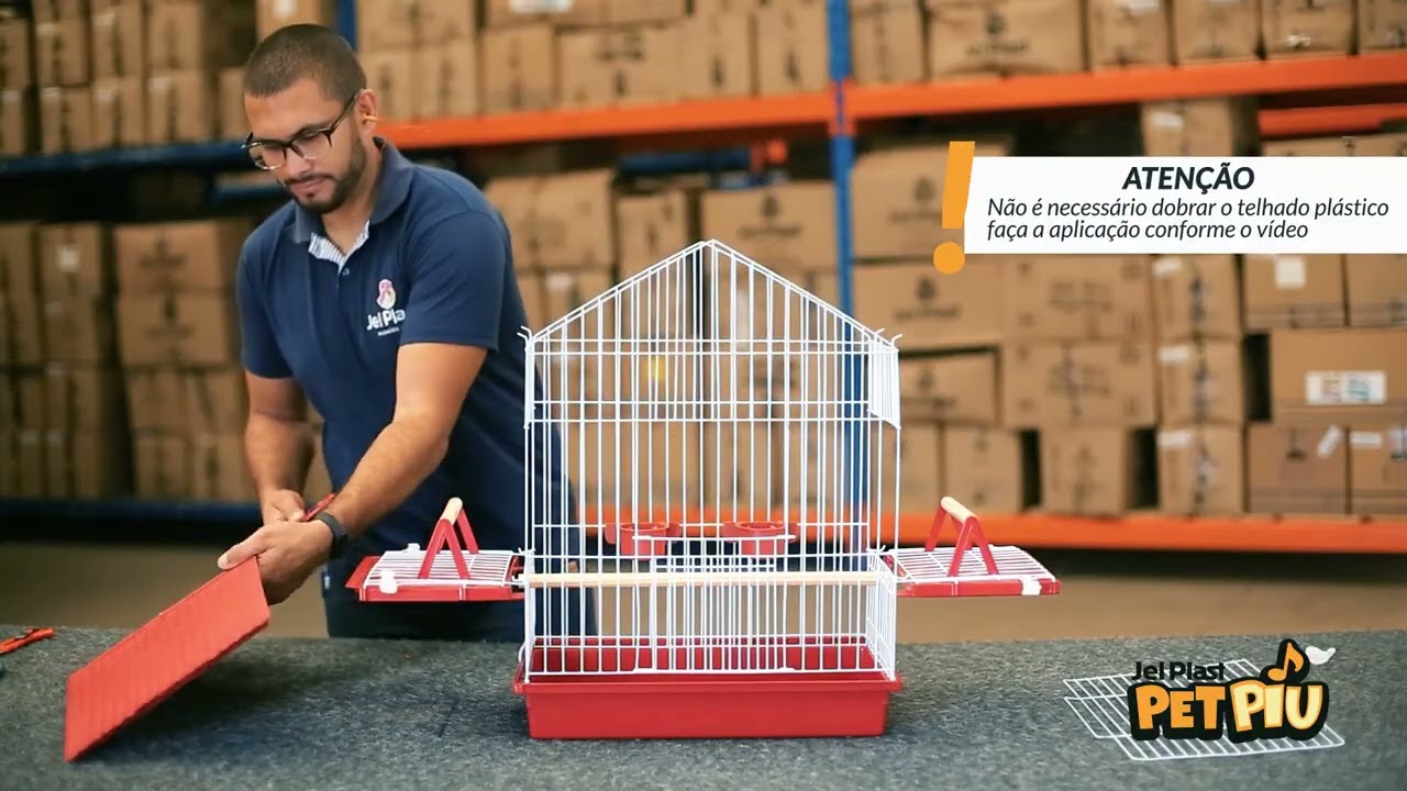 Confira a Montagem da Gaiola para Calopsita da Jel Plast!
