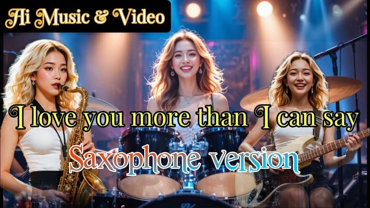 More than I can say ( Saxophone version ) _ Leo Sayer #aivideo #englishsongs #leosayer 