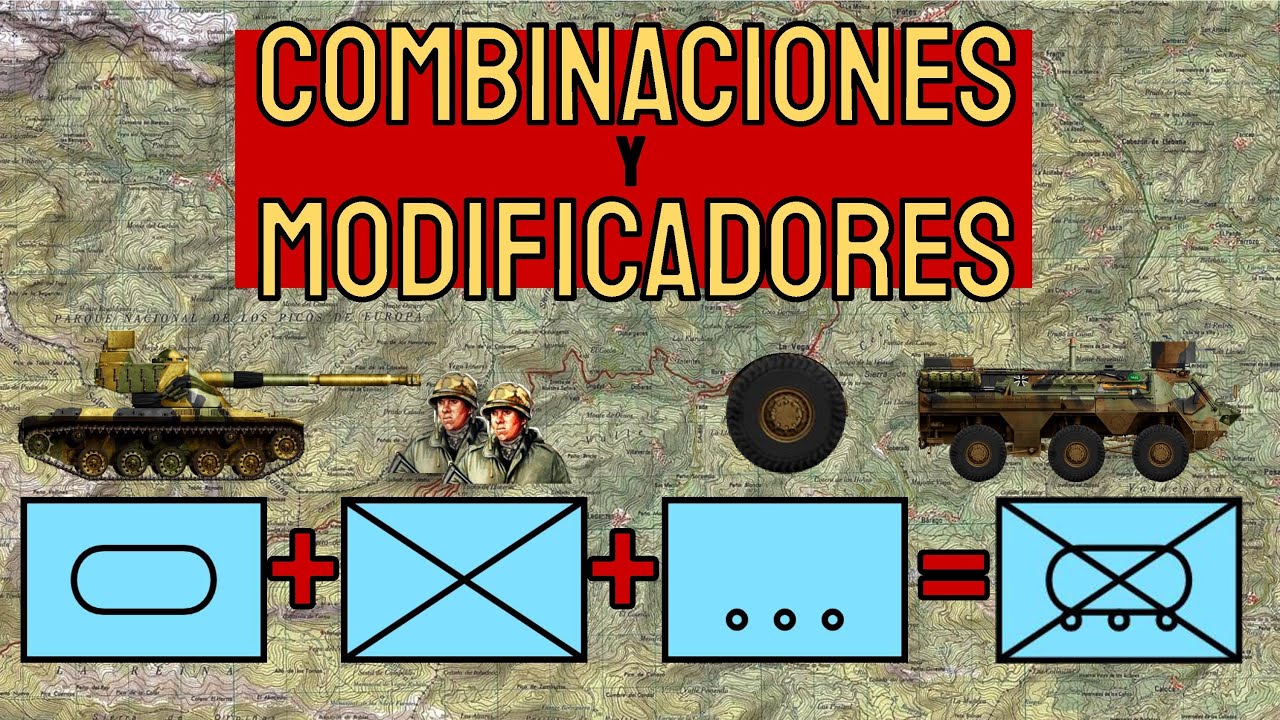 Simbologia OTAN #3 Combinaciones y Modificadores