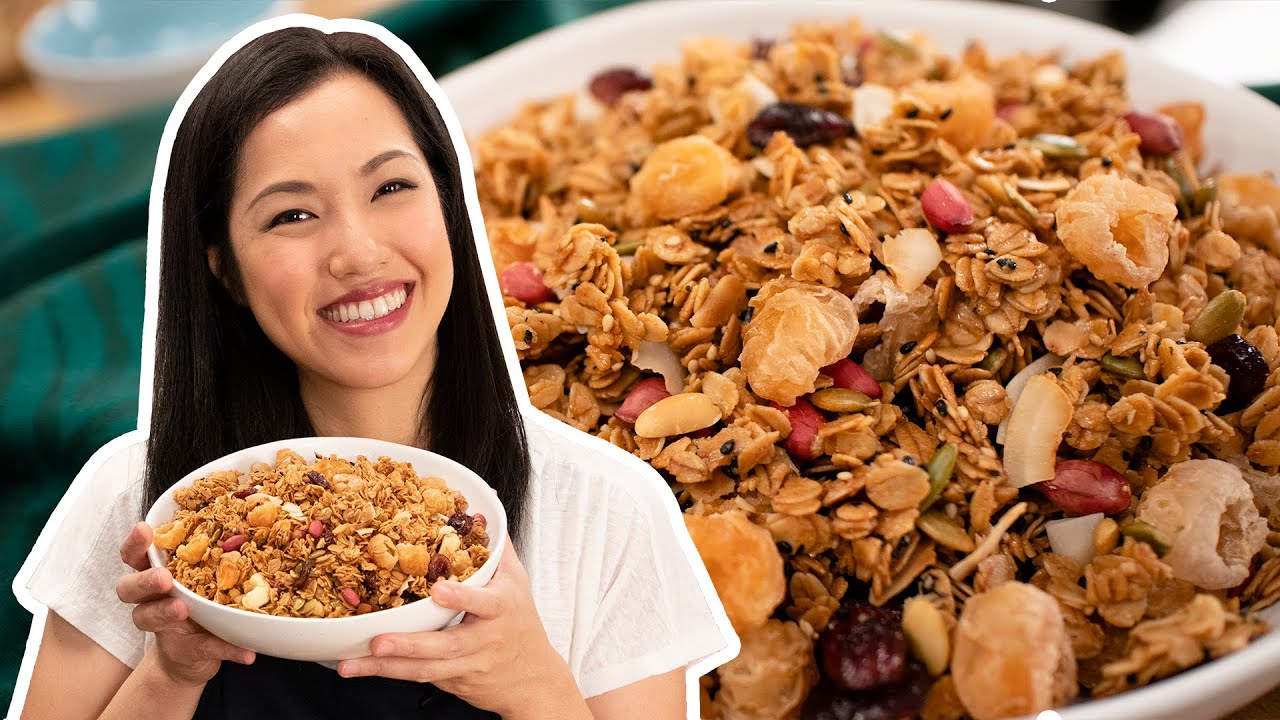 Coconut Sesame Granola Recipe - Hot Thai Kitchen