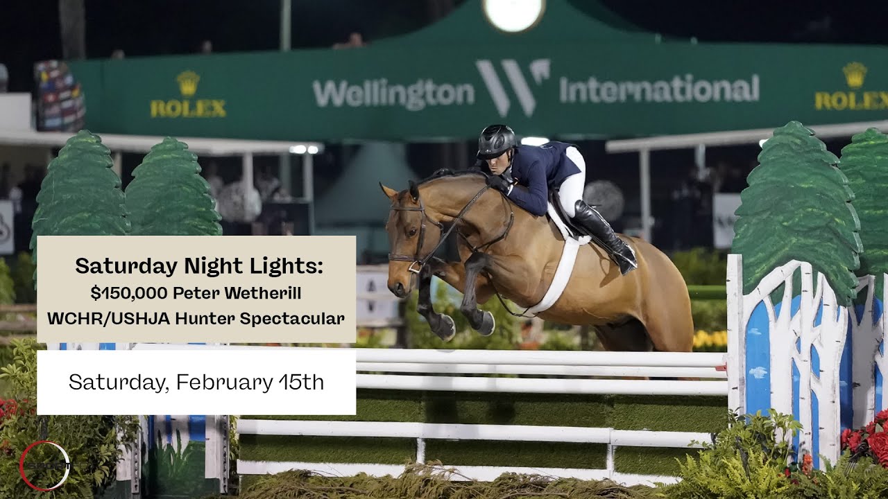 Watch the $150,000 USHJA/WCHR Peter Wetherill Palm Beach Hunter Spectacular