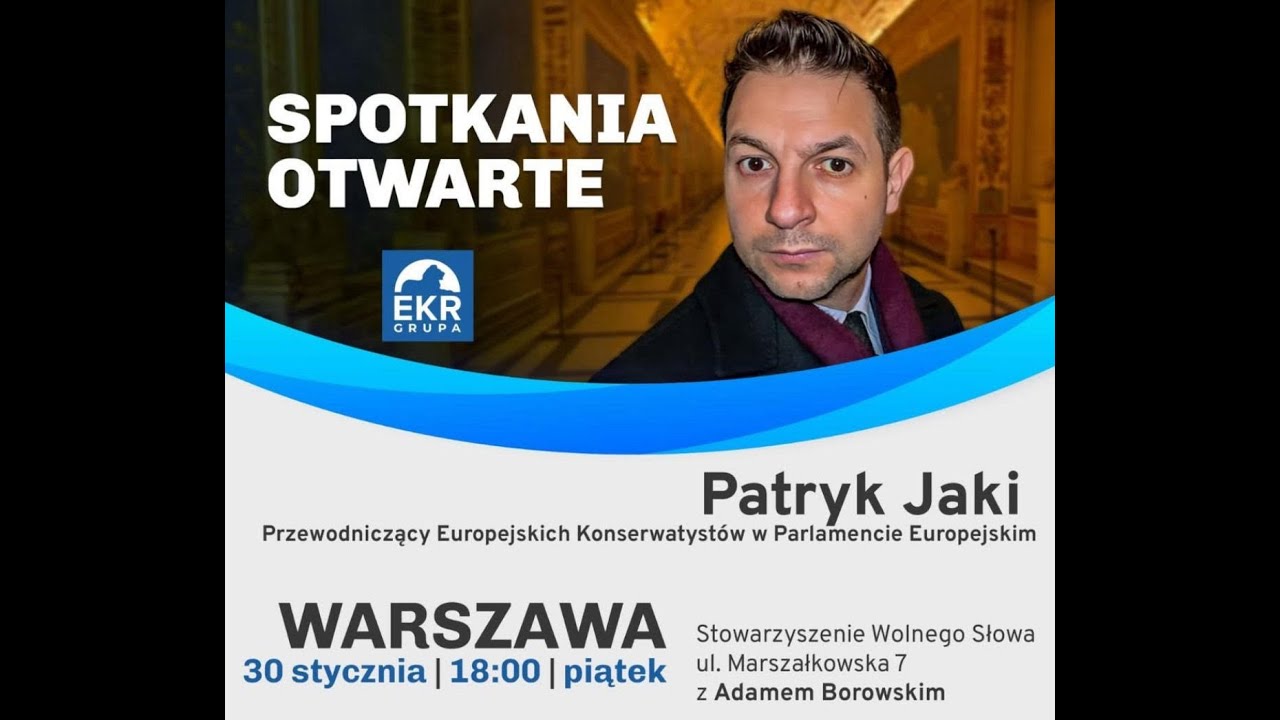 Patryk Jaki w Warszawskim Klubie Gazety Polskiej (prowadzi Adam Borowski)