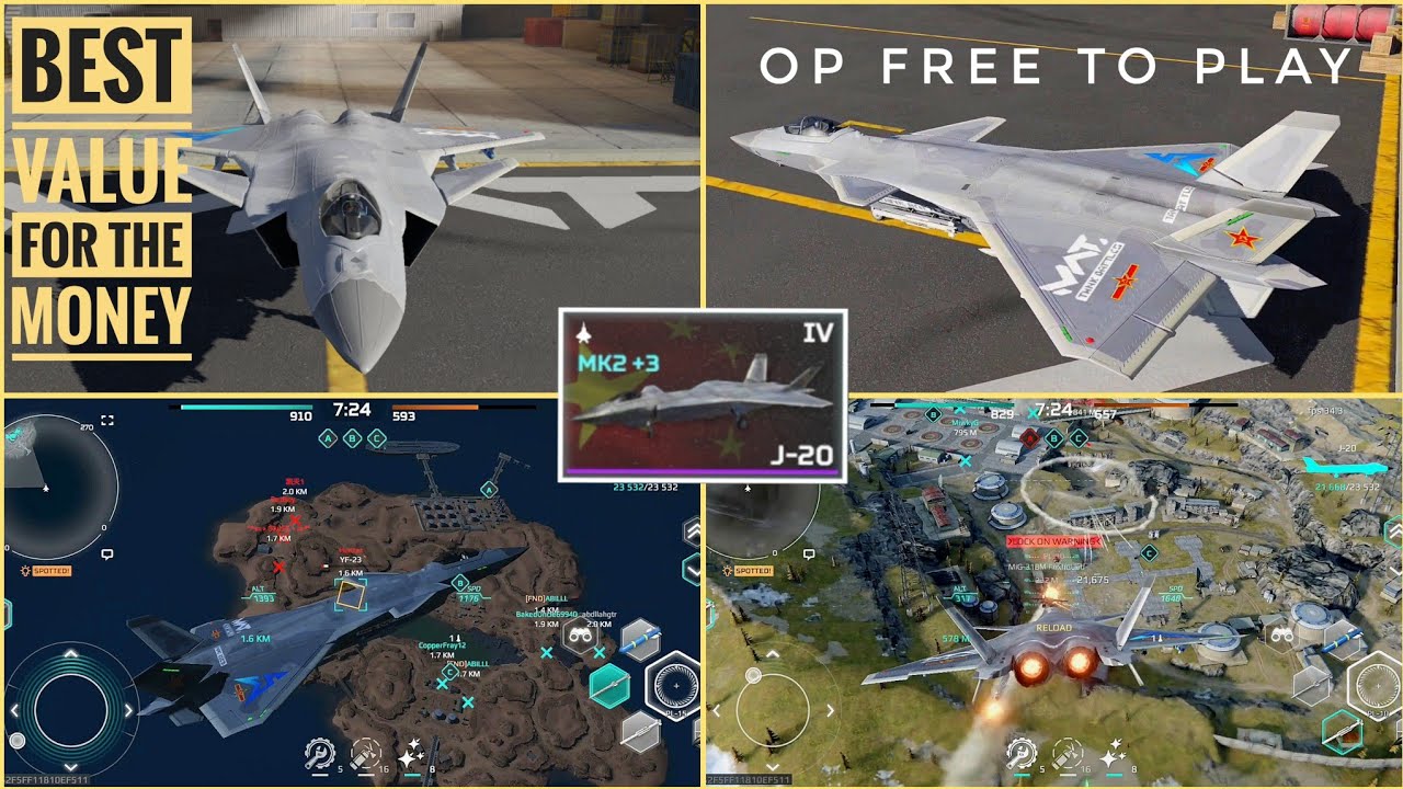 MWT Tank Battles J20 tier 4 jet is true danger with good price