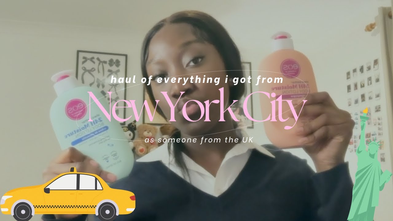 NYC HAUL of everything i got as BRITISH GIRL🗽🇬🇧