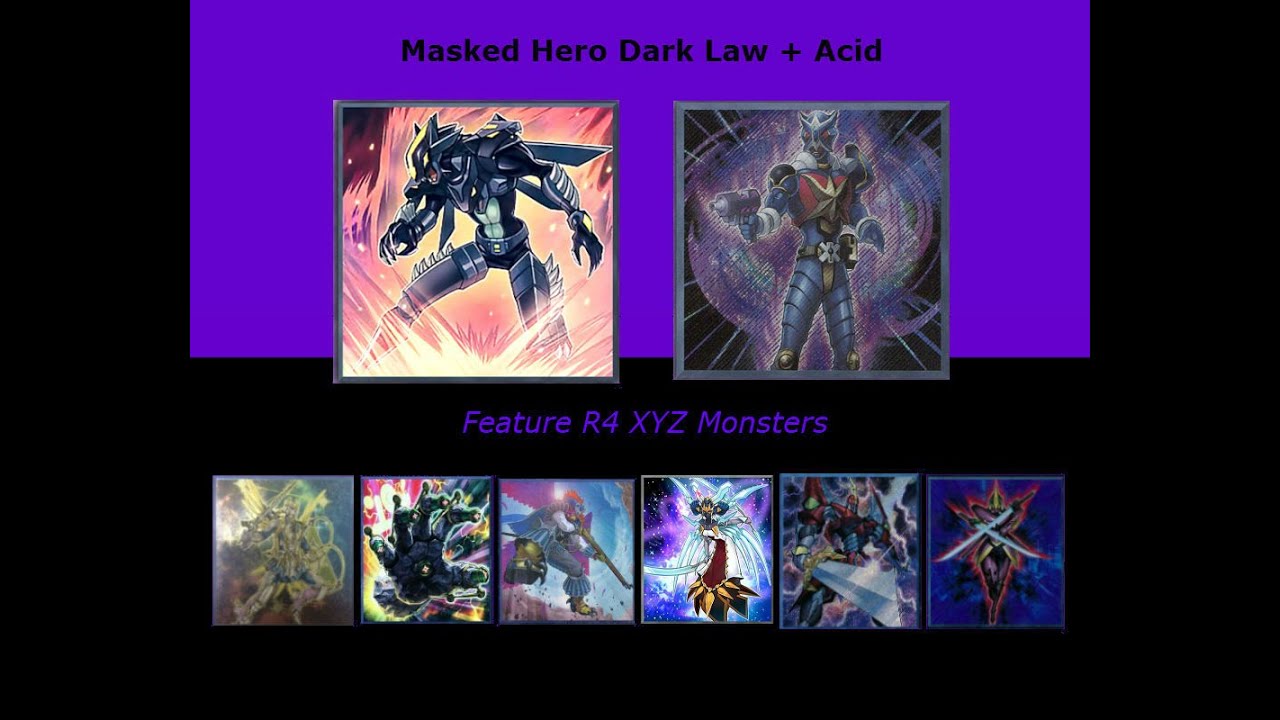 Masked Hero Dark Law deck (feat.R4 XYZ)