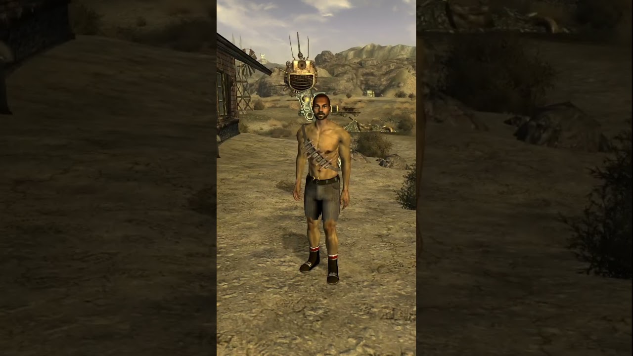 Some of the Powder Gangers look silly when they're trying to look scary #fallout #newvegas