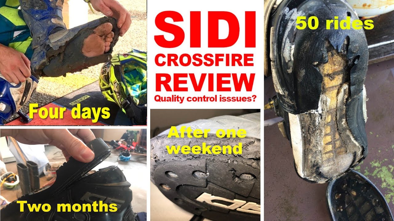 Sidi Crossfire boots review: quality control problems?︱Cross Training Enduro