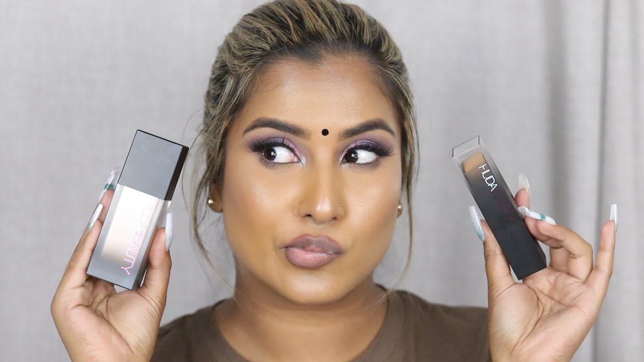 Huda Beauty Foundations Review || Stick vs Liquid