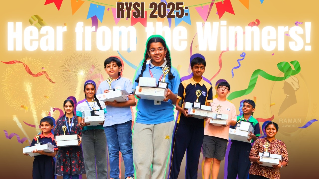RYSI 2025: Hear from the Winners | Raman Awards | ISPF