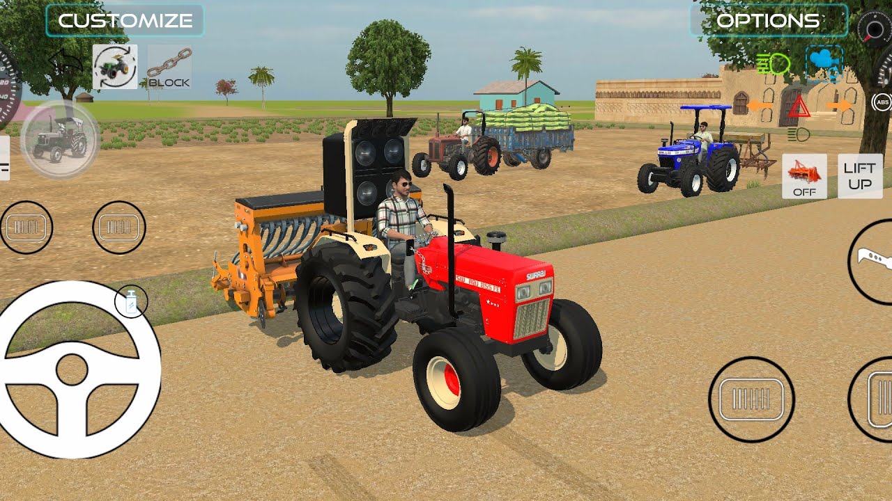 Indian Tractor Driving On Farming map- New Tractor Games - simulator Game - Android Gameplay Port 2 