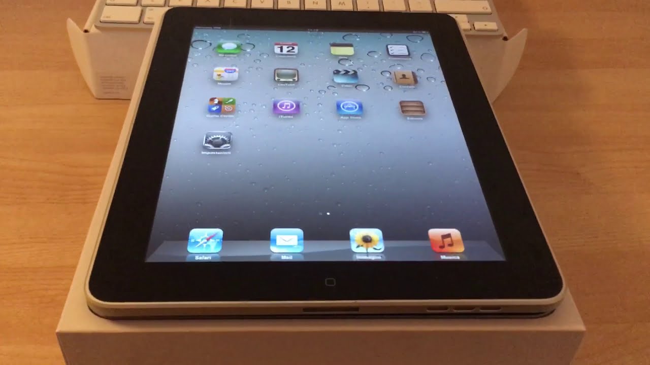 Retroprova Apple iPad 1 3G con Keyboard