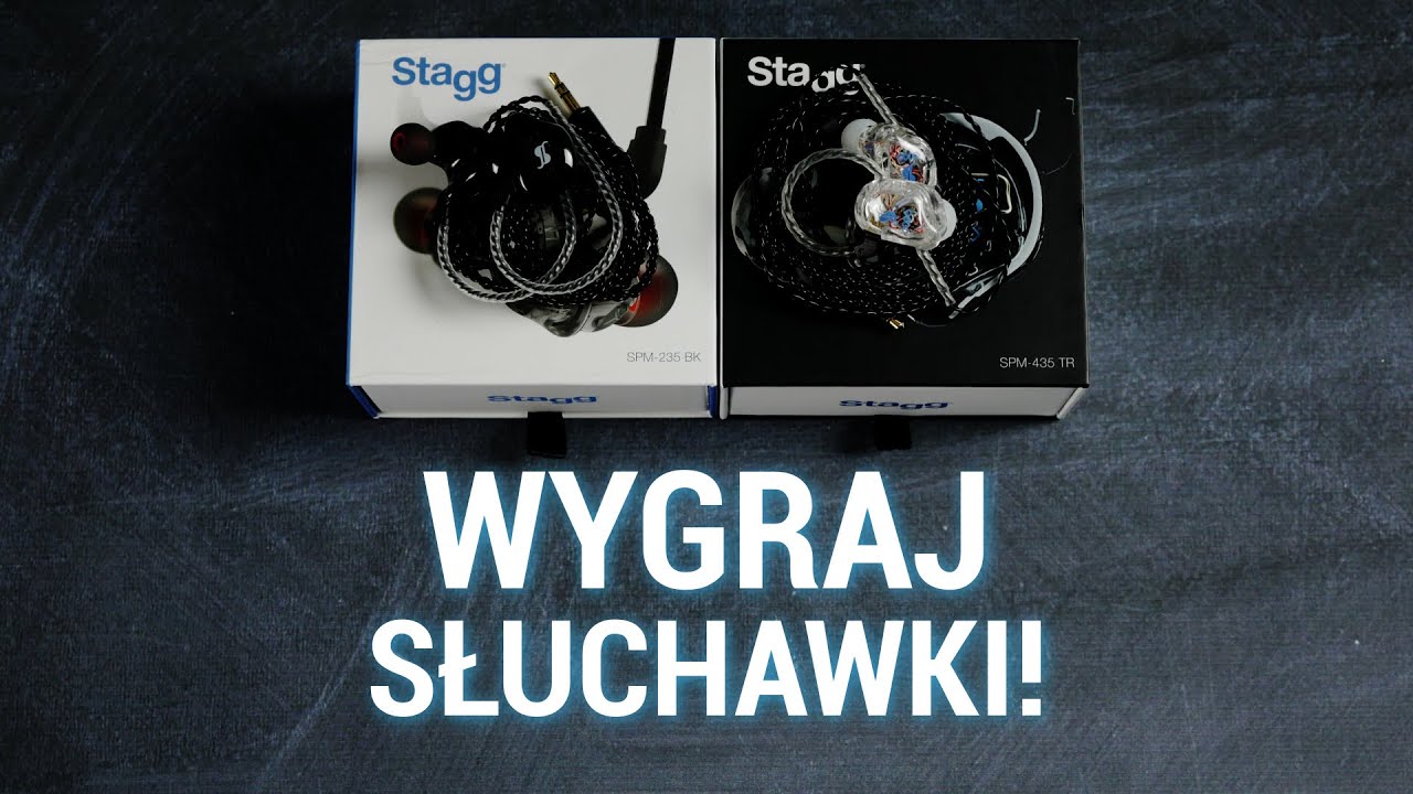 🎸Stagg SPM235 / SPM435 - tanie monitory/słuchawki dokanałowe!